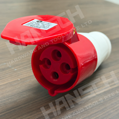 32A 380–415V Weatherproof Industrial Connector – Red, Type 224L 工业连接器