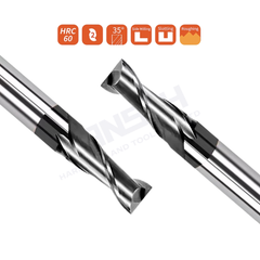 ZZBD-CT Square 2 Flute Carbide End Mills for Steel (两刃钢用平刀)