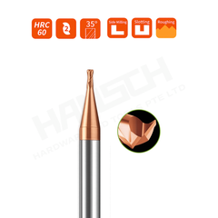 ZZBD-CT 2 Flute Micro End Mill for Steel Cutting | Solid Carbide Square Nose Milling Tool (两刃钢用小径平刀)