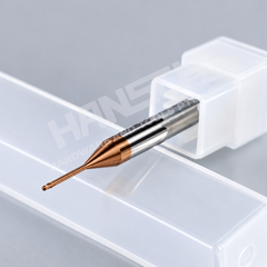 ZZBD-CT 2 Flute Micro Long Neck Ball Nose End Mill for Steel | Solid Carbide Deep Reach CNC Milling Cutter (两刃钢用小径深沟球刀)