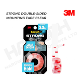 3M 410-S19 Scotch Clear Double-Sided Mounting Tape 19mm x 1.5m | Strong Adhesive Tape 强力固定双面安装胶带