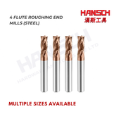 ZZBD-CT Roughing End Mills 4 Flute Carbide for Alumnium CNC (四刃钢用粗皮刀)