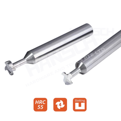 ZZBD-CT 4 Flute T-Slot End Mill for Aluminum | Solid Carbide CNC T-Slot Milling Cutter (四刃铝用T形刀)