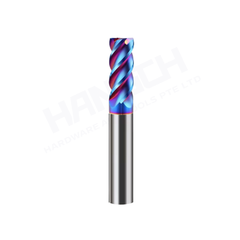 ZZBD-CT 4 Flute Square End Mill for Steel | Solid Carbide CNC Milling Cutter (四刃钢用平刀)