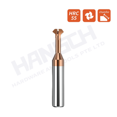 ZZBD-CT Up Down Chamfer End Mills 4 Flutes Front Back for Steel