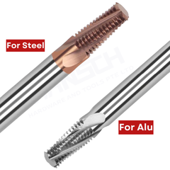 ZZBD-CT Solid Carbide BSPT Thread Mill – Pipe Taper Thread Milling Cutter for CNC Machining (英制圆锤管螺纹刀)