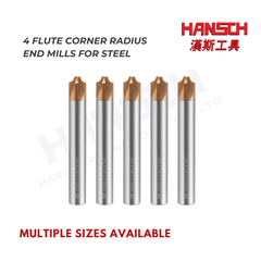 ZZBD-CT Carbide Radius Corner Rounding Inner R End Mills 4 Flute for Milling Alloy Steels,Hardened Steel 四刃钢用圆鼻刀