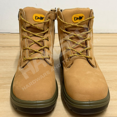 D&D 08878 Tanned Grain Leather Medium-Cut Laced Safety Shoe with Steel Toe Cap 帮系带式钢头安全鞋