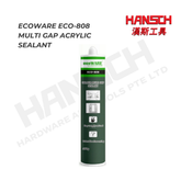 ECOWARE ECO-808 Ecocolour Multi Gap Acrylic Sealant 450g 多用途丙烯酸填缝密封胶
