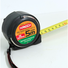 Hansch 5M / 16FT Heavy Duty Steel Measuring Tape 25mm 工业钢卷尺