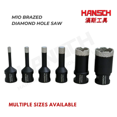 Hansch Brazed Diamond Hole Saw 6mm-32mm 汉斯角磨机钎焊开孔器