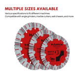 Hansch Diamond Saw Blade Wall Cutting Disc (墙槽切割片) – Concrete Wall Blade for Cement, Brick & Stone (Angle Grinder Compatible)