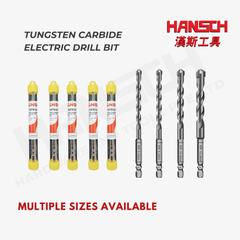 Hansch Industrial-Grade Tungsten Carbide Electric Drill Bit - for Concrete, Brick & Cordless Power Drills
