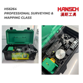 Hansch 3D Laser Level Self-Leveling Green Beam Cross Line Laser Level (HS6264) Professional Indoor & Outdoor Measuring Tool 3D贴墙贴地一体式绿光激光水平仪