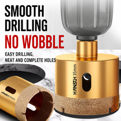 Hansch Brazed Diamond Hole saw Drill Bit for Tiles Marble Ceramic