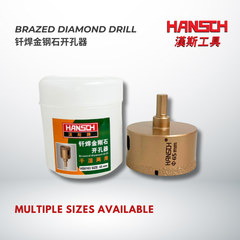 Hansch Brazed Diamond Hole saw Drill Bit for Tiles Marble Ceramic