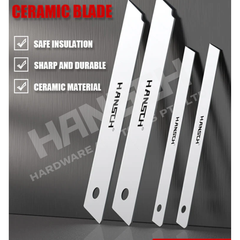 HANSCH Reusable Ceramic Craft Knife Blade Ceramic Replacement Blade (美工陶瓷刀片)