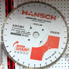 Hansch Diamond Saw Blade for Concrete & Road Cutting – White Drill Series
