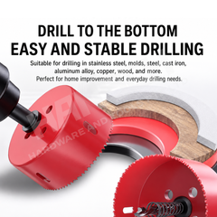 Hansch M42 Bi-Metal Hole Saw Cutter 双金属开孔器 Heavy Duty Drill Hole Opener