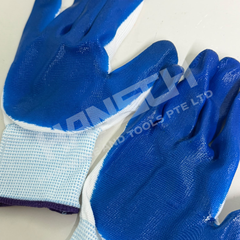 Heavy-Duty Rubber-Coated Cotton Work Gloves 加厚防棉纱工业防护手套