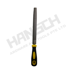 High Carbon Steel Flat Hand File 8" 200mm Double Cut Second Cut Metal Filing Tool with Handle 高碳钢双纹中齿平锉刀