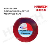 Hunter 260 Clear Strong Bond Double Sided Acrylic Mounting Tape 透明亚克力强力双面安装胶带
