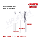 ZZBD-CT Solid Carbide UN Thread Mill –Single Tooth / 3 Teeth / Full Teeth Thread Milling Cutter for Precision CNC Thread Machining (单牙/三牙/全牙 公制螺纹刀)