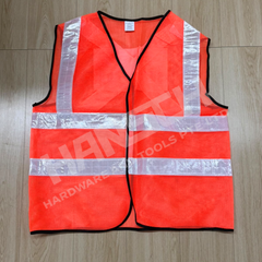 PPE Industrial Worksite Safety Vest with Printed Job Role 高可视反光网布安全背心