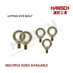 Lifting Eye Bolt Male Threaded – M8 / Various Sizes 公制外牙吊环螺丝 (多种尺寸可选)