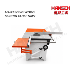 MJ-XJ 45° Solid Wood Sliding Table Saw 1M Adjustable Precision Wood Cutting Machine 实木推台锯