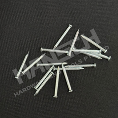 Hardened Steel Concrete Nails | White Zinc-Plated Masonry Nails for Concrete, Brick Blocks & Hardwood 木材钉 水泥钉