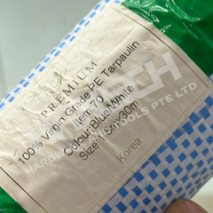 Premium PE Tarpaulin Canvas Sheet Roll 篷布卷