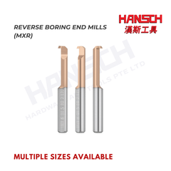 ZZBD-CT MXR Micro Reverse Boring End Mill | Solid Carbide Internal Back Boring Cutter (内孔微型反向背镗刀 - MXR)