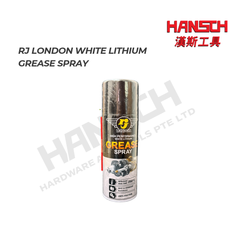 RJ London White Lithium Grease Spray 400ml – Anti-Friction, Rust & Corrosion Protection 防锈防腐蚀润滑喷剂