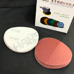 Rhino Brand 4-Inch Flocking Sandpaper Disc 180 Grit Ø105mm 植绒砂纸片