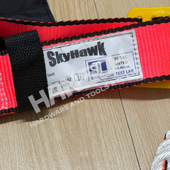 SkyHawk SK07 Restraint Belt with Rope Lanyard Hook Work at Height Safety Belt 高空作业限位安全带