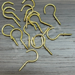 Screw-In Cup Hook / Question Mark Hook (Multiple Sizes Available) 羊角螺丝挂钩 – 多种尺寸可选