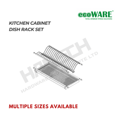 Stainless Steel 304 Kitchen Cabinet Dish Rack Set | Plate & Dish Drainer Rack 不锈钢厨房橱柜碗碟沥水架