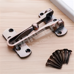 Swing Bar Door Security Guard Latch Safety Door Lock 摆臂式防盗门扣