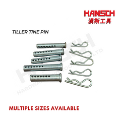 Tiller Tine Pin with R-Clip 旋耕机刀齿固定插销配R型卡销