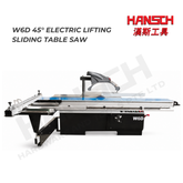 G-FORCE W6D 45° Electric Lifting Precision Sliding Table Saw Woodworking Panel Cutting Machine 电动升降 木工推台锯
