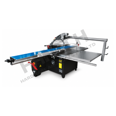 G-FORCE W6D 45° Electric Lifting Precision Sliding Table Saw Woodworking Panel Cutting Machine 电动升降 木工推台锯