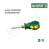 WYNNS Dual-Purpose Screwdriver (W0398Q) Interchangeable Phillips & Slotted Magnetic Tip (两用罗丝批)