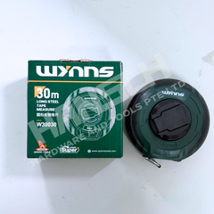 Wynn's 30030 Long Steel Measuring Tape 快速回卷手摇测量尺