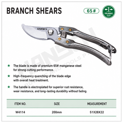 Wynn's High Quality Garden Pruning Shears Cutting Pruner Scissors Branch Cutter 枝剪