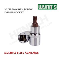 Wynn's 1/2" Drive Hex Screwdriver Socket Bit Socket Adapter 1/2六角旋具套筒