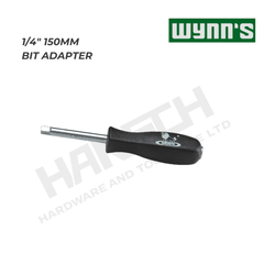 Wynn's W2599 1/4 Inch 6.3mm Bit Adapter Screwdriver 1/4系列黑柄旋柄