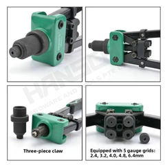 Wynn's Heavy-duty Double-Handle Rivet Gun (W4511) Core-Pulling 重型专业级双把拉铆枪