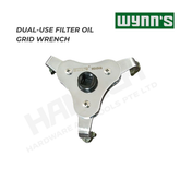 Wynn's Oil Filter Wrench (W0454A) Dual-Use Filter Oil Grid Wrench Car Repair Tool (两用滤清器扳手 - 扁脚)