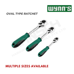 Wynn's Oval Type Hand Tools Socket Ratchet 双色柄棘轮扳手 (镜面)